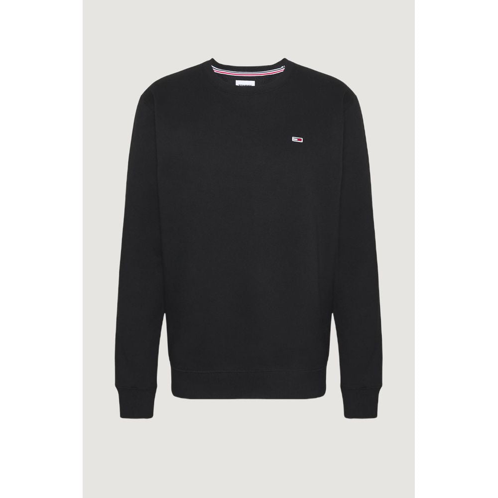 Tommy Hilfiger Jeans Black Cotton Sweatshirt TO-6417600009-IT54 | XXL