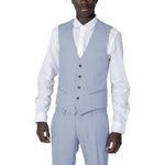 Antony Morato Blue Polyester Waistcoat AN-10251200126-IT52 | XL