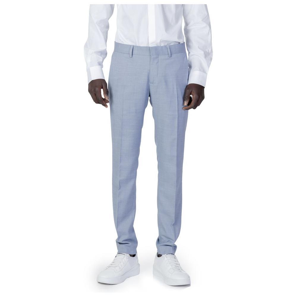 Antony Morato Blue Polyester Pant AN-10252100126-IT52 | XL