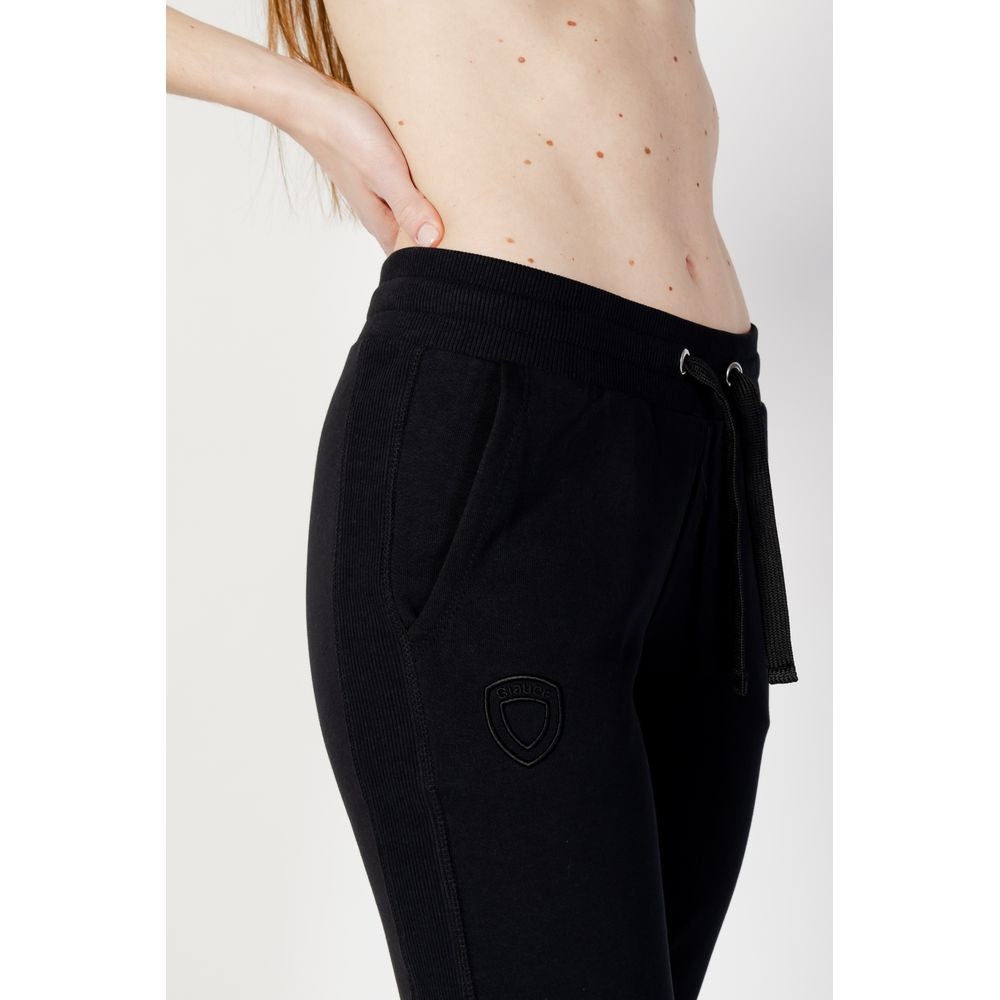 Blauer black cotton women's sport pants from spring/summer collection, featuring a sleek design and comfortable fit.