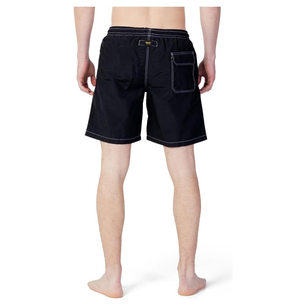 Blauer Black Polyester Swimwear Blauer Black