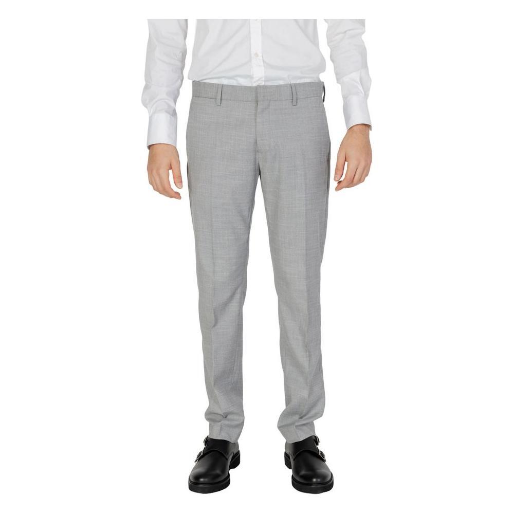 Antony Morato Gray Polyester Pant AN-13371800136-IT52 | XL