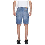 Antony Morato Blue Cotton Bermuda AN-13379800176-W30