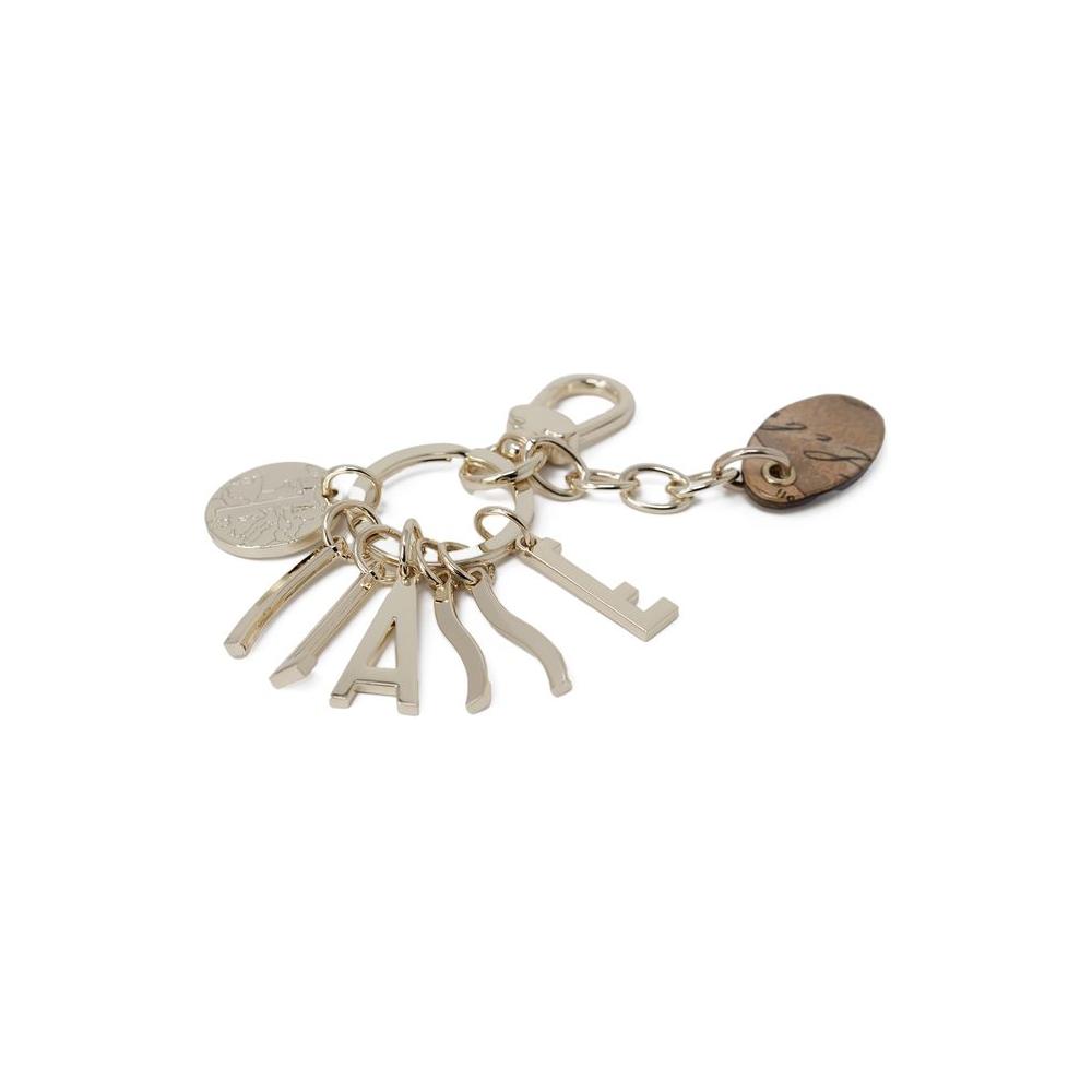 Alviero Martini Prima Classe Gold Zinc Keychain