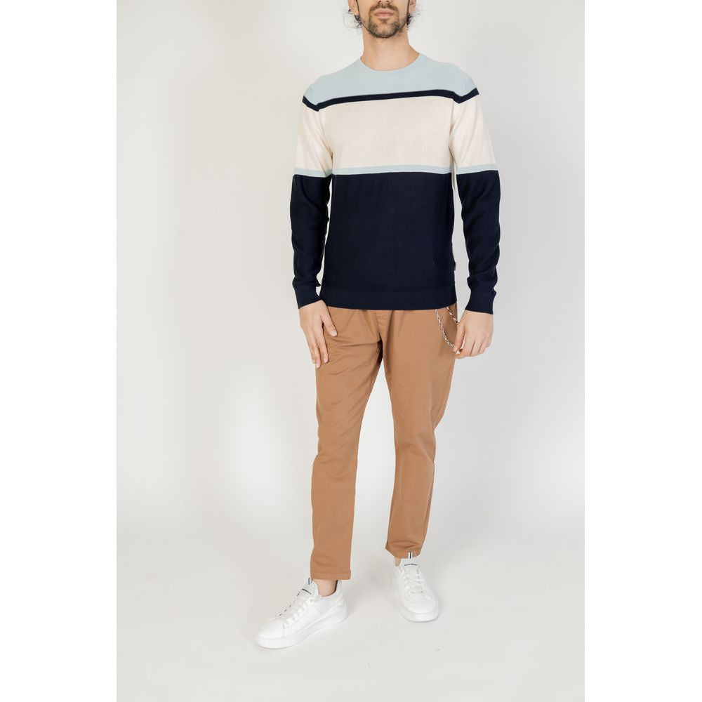 Hamaki-Ho Blue Cotton T-Shirt Hamaki-Ho Light Gray