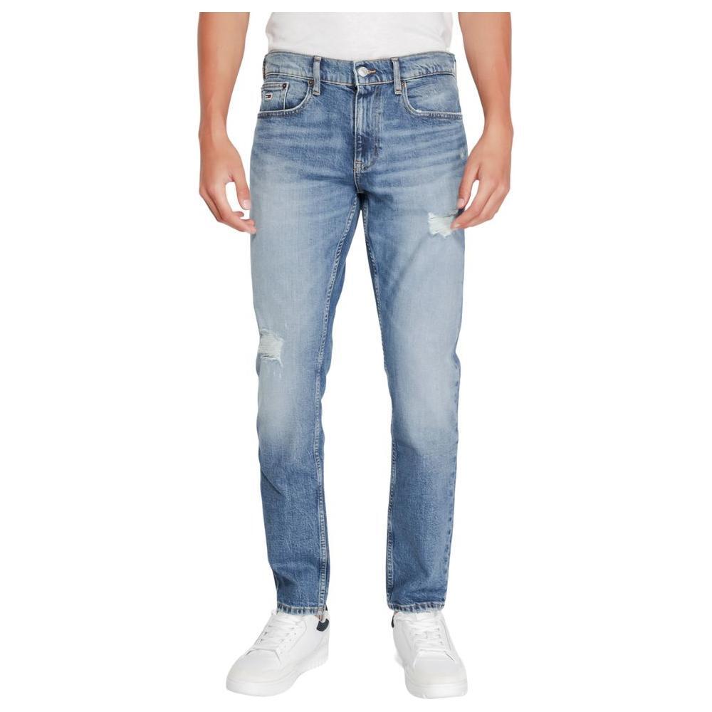 Tommy Hilfiger Jeans Blue Cotton Slim Fit Jeans