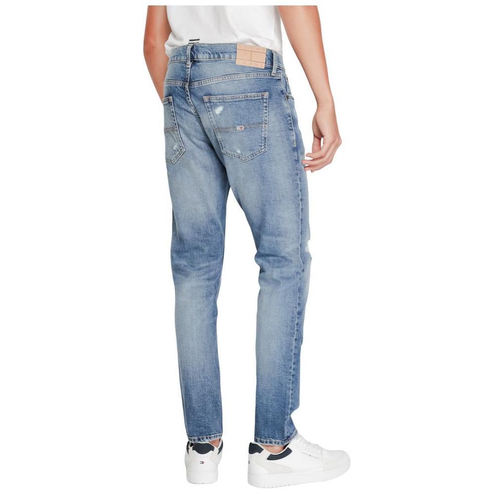 Tommy Hilfiger Jeans Blue Cotton Slim Fit Jeans