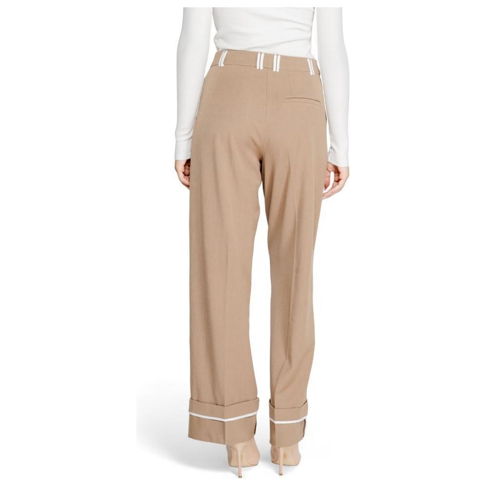 Only Brown Recycled Polyester Pant ON-14843800140-W42 | L32