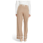 Only Brown Recycled Polyester Pant ON-14843800140-W42 | L32