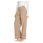 Only Brown Recycled Polyester Pant ON-14843800140-W42 | L32