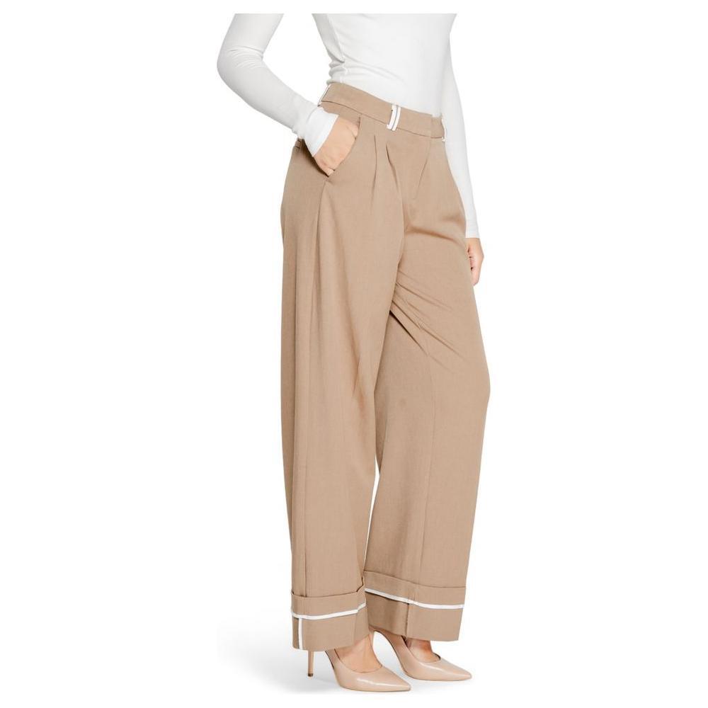 Only Brown Recycled Polyester Pant ON-14843800140-W42 | L32