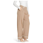 Only Brown Recycled Polyester Pant ON-14843800140-W42 | L32