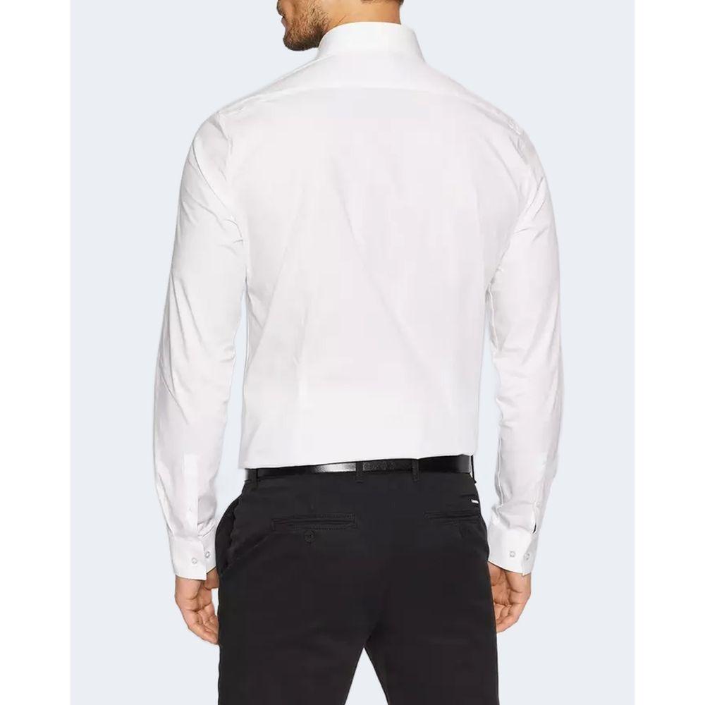 Calvin Klein White Cotton Shirt Calvin Klein Lavender