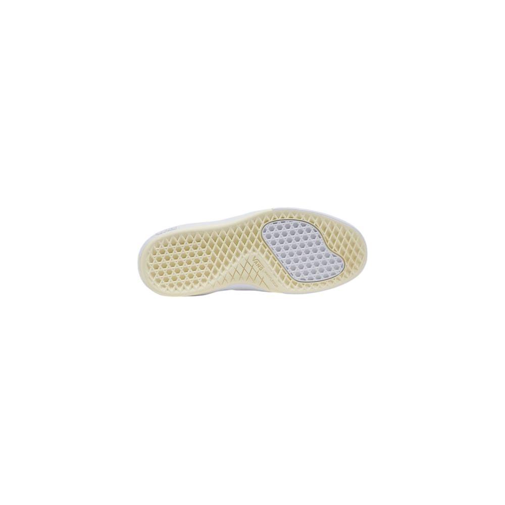 Sole view of Vans Purple Suede Leather Sneaker showcasing waffle grip design for optimal traction and support.