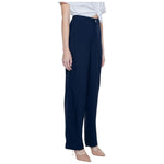 Street One Blue Viscose Pant ST-14424900010-W34 | L30