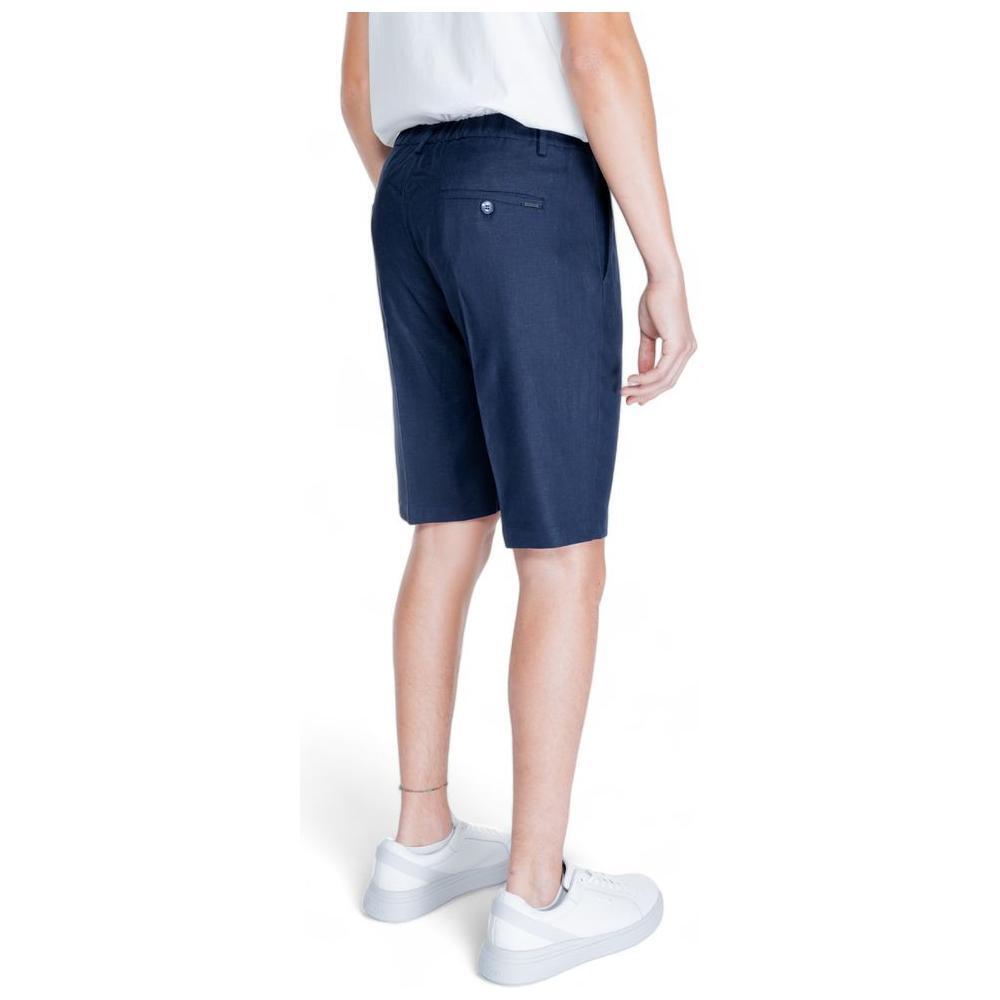 Antony Morato Blue Linen Bermuda AN-14684600128-48/32 (W34)