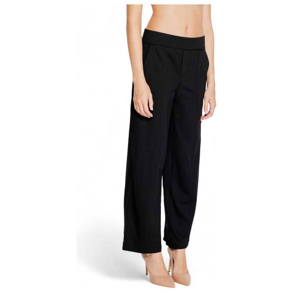 Street One black viscose women's pants for fall/winter collection, featuring a comfortable fit with 68% viscose composition.