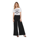 Jacqueline De Yong Black Recycled Polyester Pant JA-13546000009-S/32