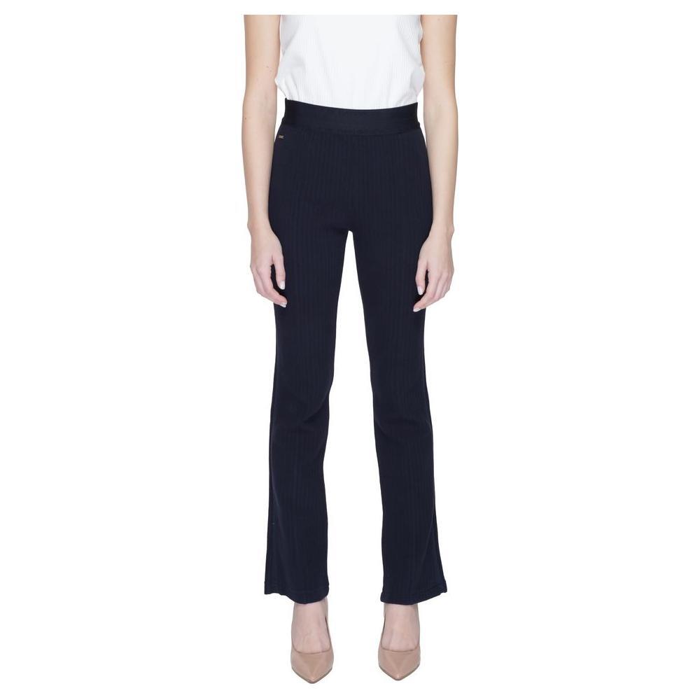 Street One Blue Cotton Pant ST-14090200128-W40 | L30