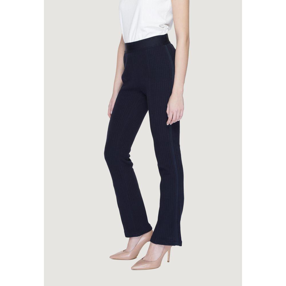 Street One Blue Cotton Pant ST-14090200128-W40 | L30