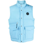 Woolrich Light Blue Polyester Men Vest WO-14357-M