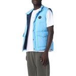 Woolrich Light Blue Polyester Men Vest WO-14357-M
