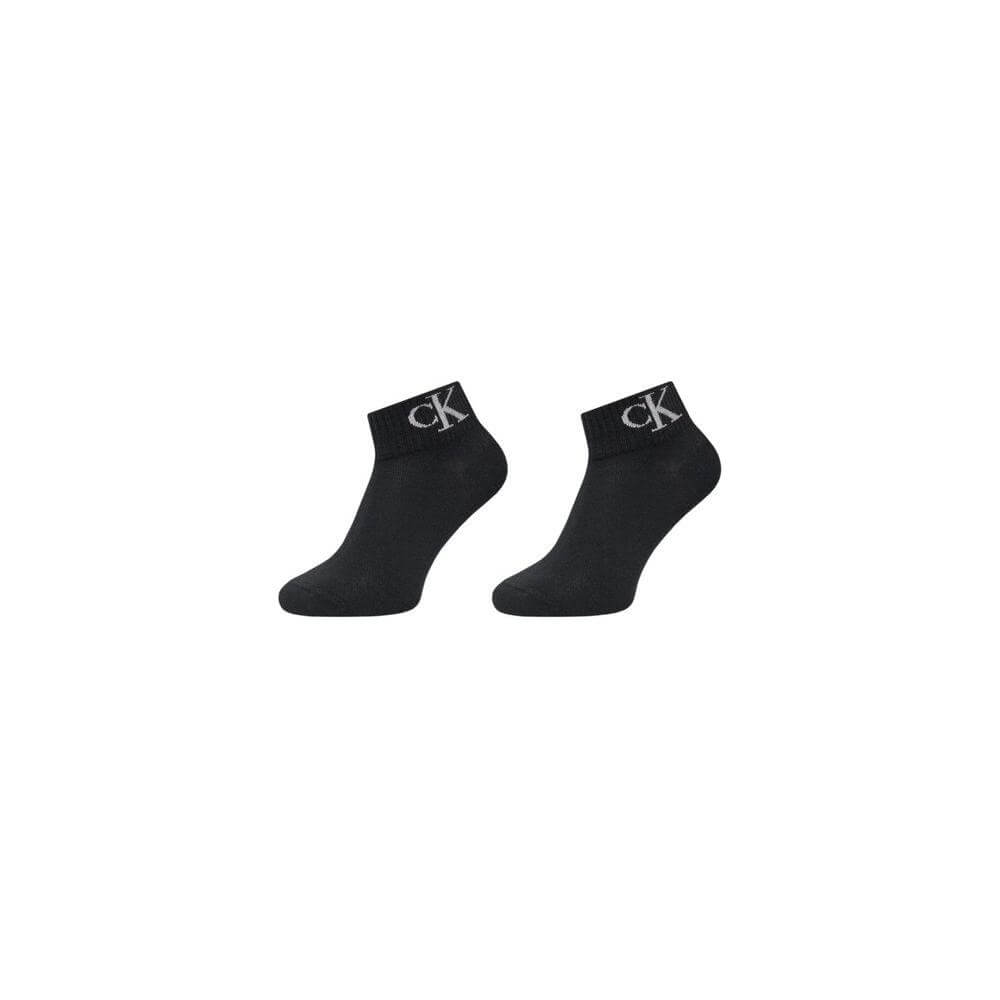 Calvin Klein Jeans Black Cotton Tights & Sock