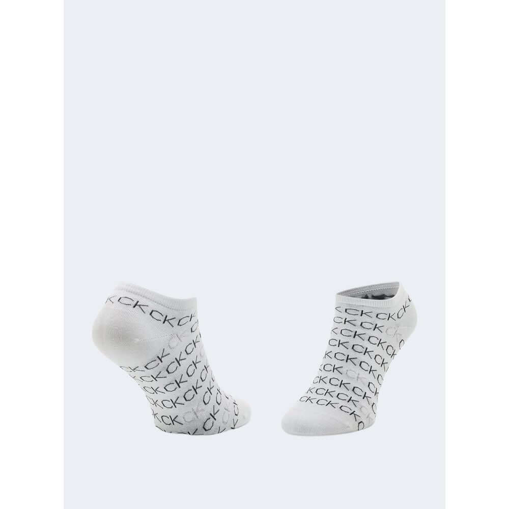 Calvin Klein White Cotton Tights & Sock Calvin Klein Lavender