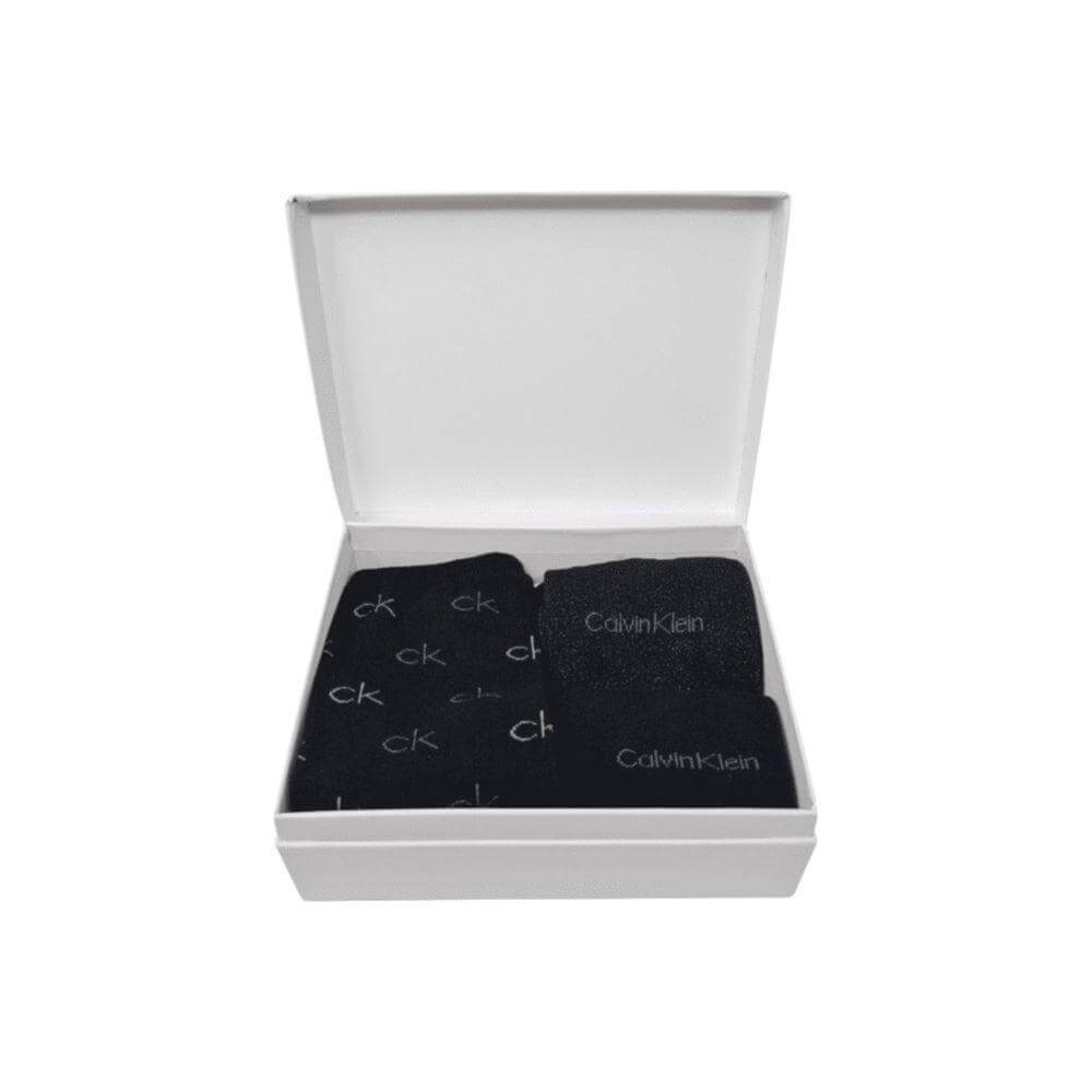 Calvin Klein Black Cotton Tights & Sock Calvin Klein Black