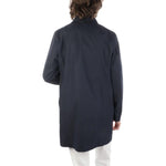 Aquascutum Blue Cotton Jacket AQ-14377-IT52 | XL