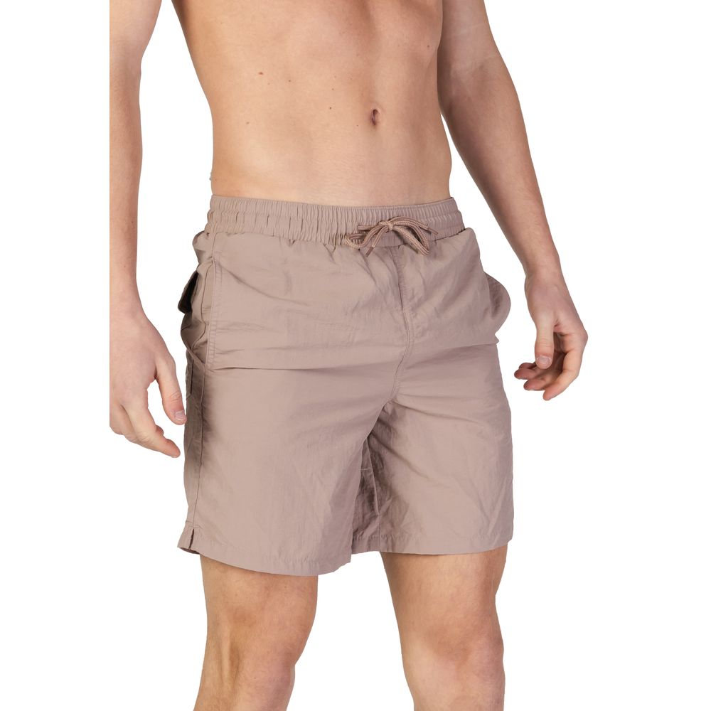 Lyle & Scott Beige Nylon Swim Short
