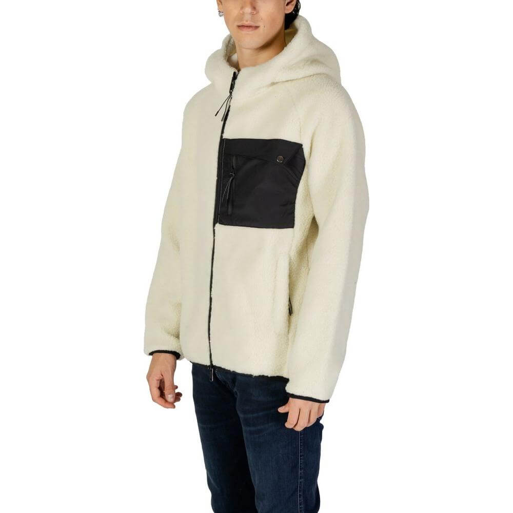 Hydra Clothing Cream Polyester Jacket