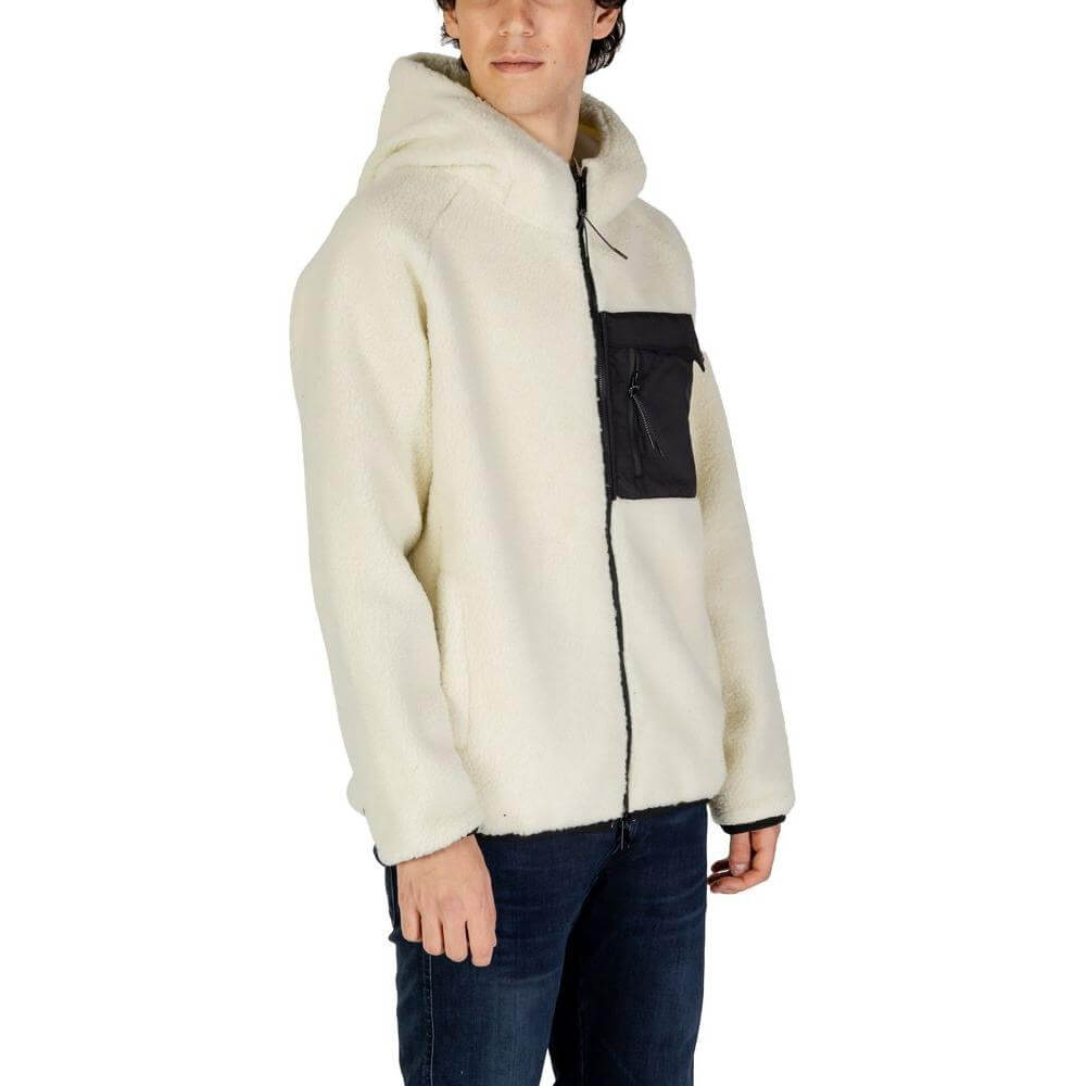 Hydra Clothing Cream Polyester Jacket