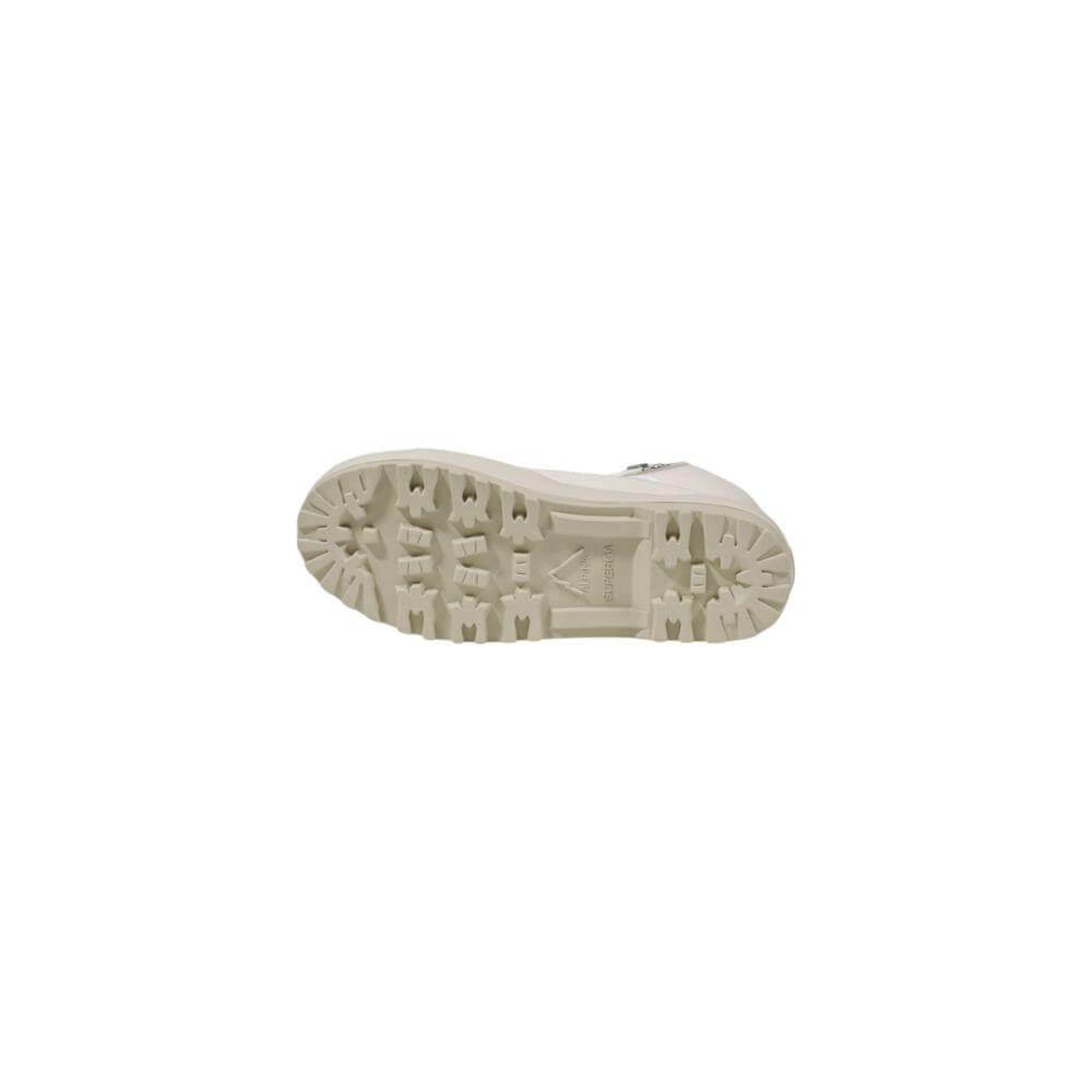 Sole of Superga Beige Fabric Sneaker showcasing intricate tread pattern, part of the Women's Autumn/Winter collection.