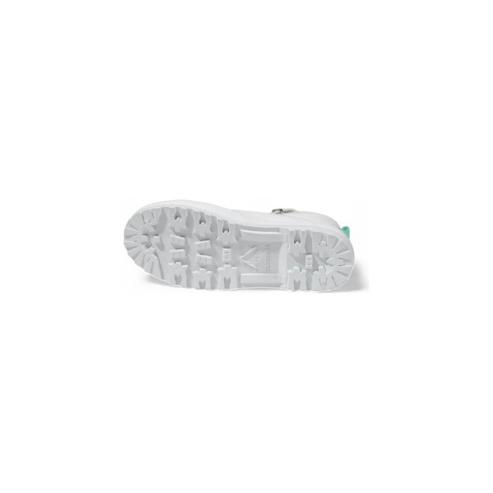 Bottom sole view of Superga White Fabric Sneaker, part of the women's Autumn/Winter collection, featuring a durable textile composition.