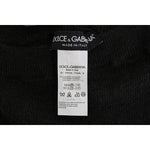 Dolce & Gabbana Gray Cashmere Ribbed Stretch Tights SCS723-3