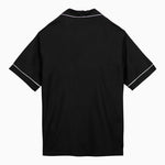 Valentino Black silk bowling shirt 4V0AAD068L0/O_VALE-0NO_202