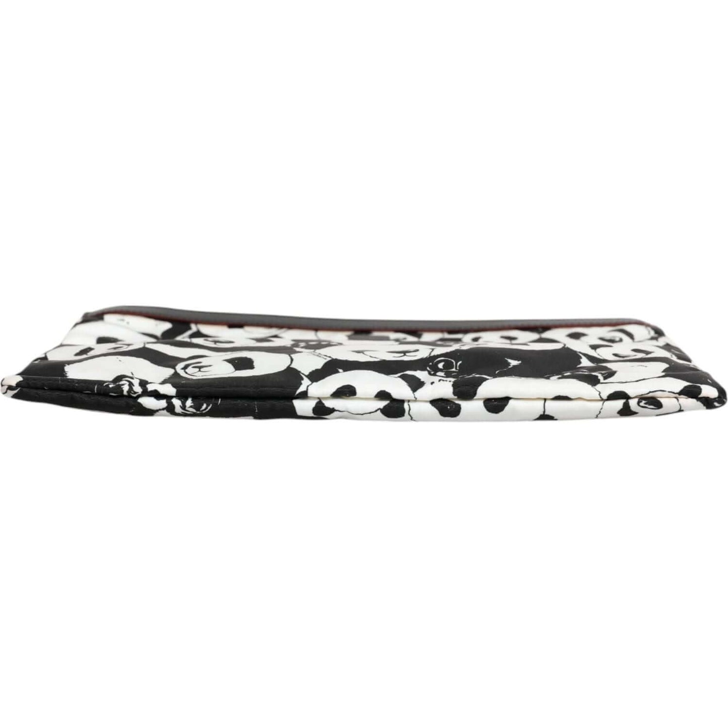 Dolce & Gabbana Black White Panda Pattern Clutch Pouch Bag