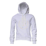 Dolce & Gabbana White Logo Hooded Pullover Sweatshirt Sweater