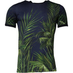 Dolce & Gabbana Blue Tree Print CrewNeck Short Sleeve T-shirt