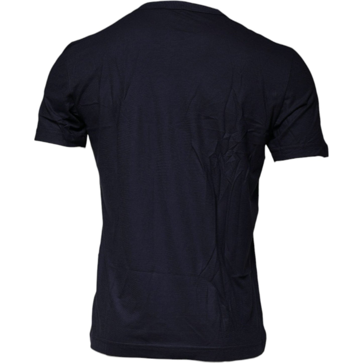 Dolce & Gabbana Blue D&G King Of Love Cotton Crew Neck T-shirt