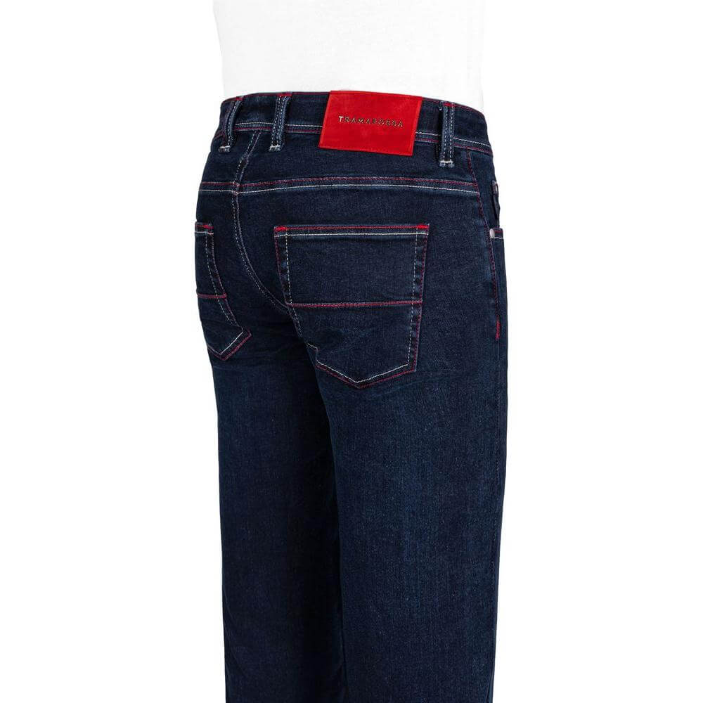 Tramarossa Blue Cotton Jeans & Pant