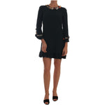 Dolce & Gabbana Crystal Green Stretch A-Line Short Dress DR1641-2