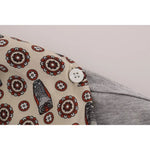 Dolce & Gabbana Gray Cotton Owl Silk Scarf Top T-shirt TSH1513-44