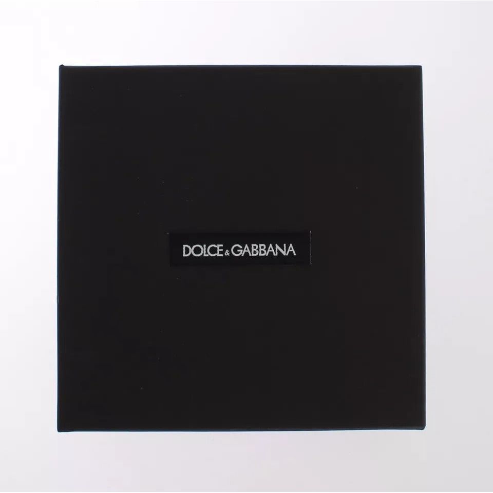 Dolce & Gabbana Multicolor Raffia Leather Clasp Finder Chain Keyring SIG15031