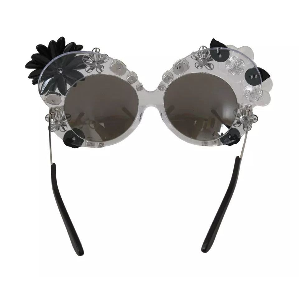 Dolce & Gabbana Transparent DG4292 Round Crystal Sunglasses