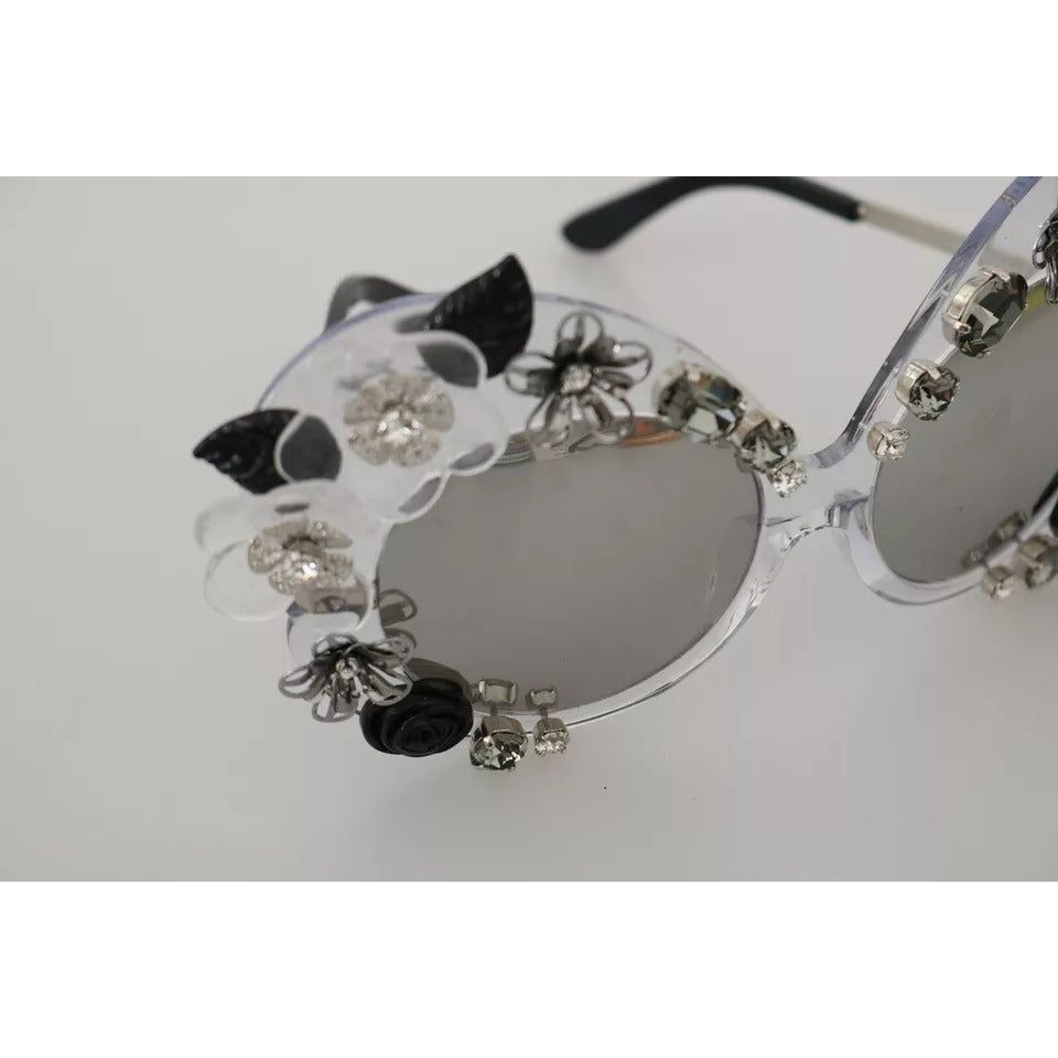 Dolce & Gabbana Transparent DG4292 Round Crystal Sunglasses