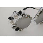 Dolce & Gabbana Transparent DG4292 Round Crystal Sunglasses