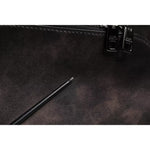 Dolce & Gabbana Bronze Leather School Travel Backpack Bag
