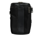 Dolce & Gabbana Black Leather Logo Purse Crossbody Camera Bag